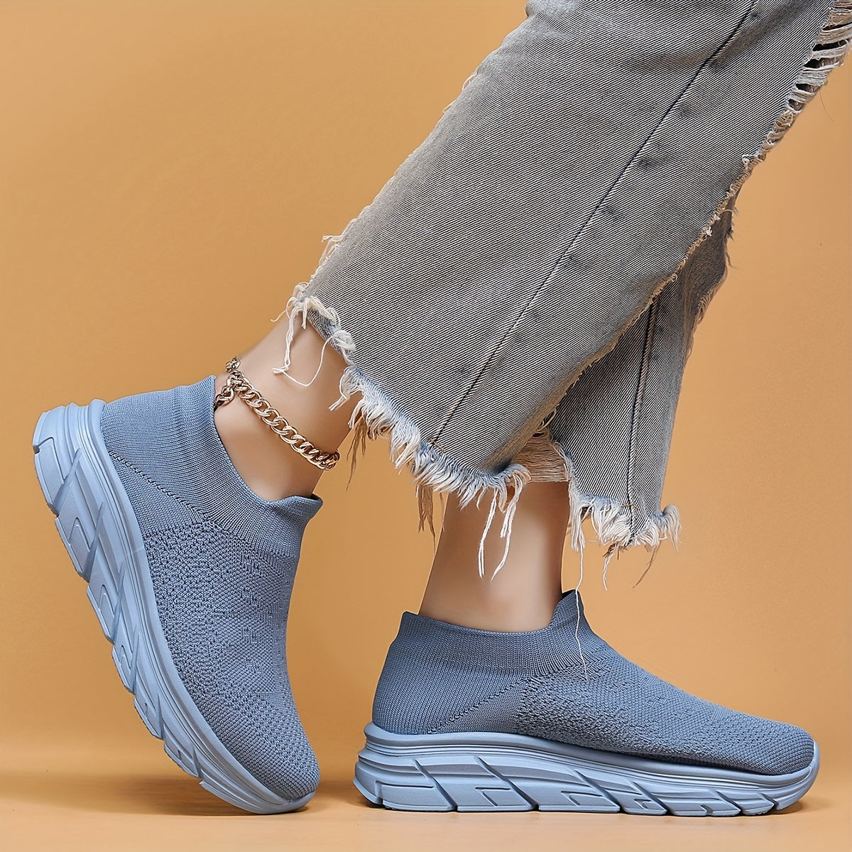 Mesh Slip On Breathable Casual Running Sneakers