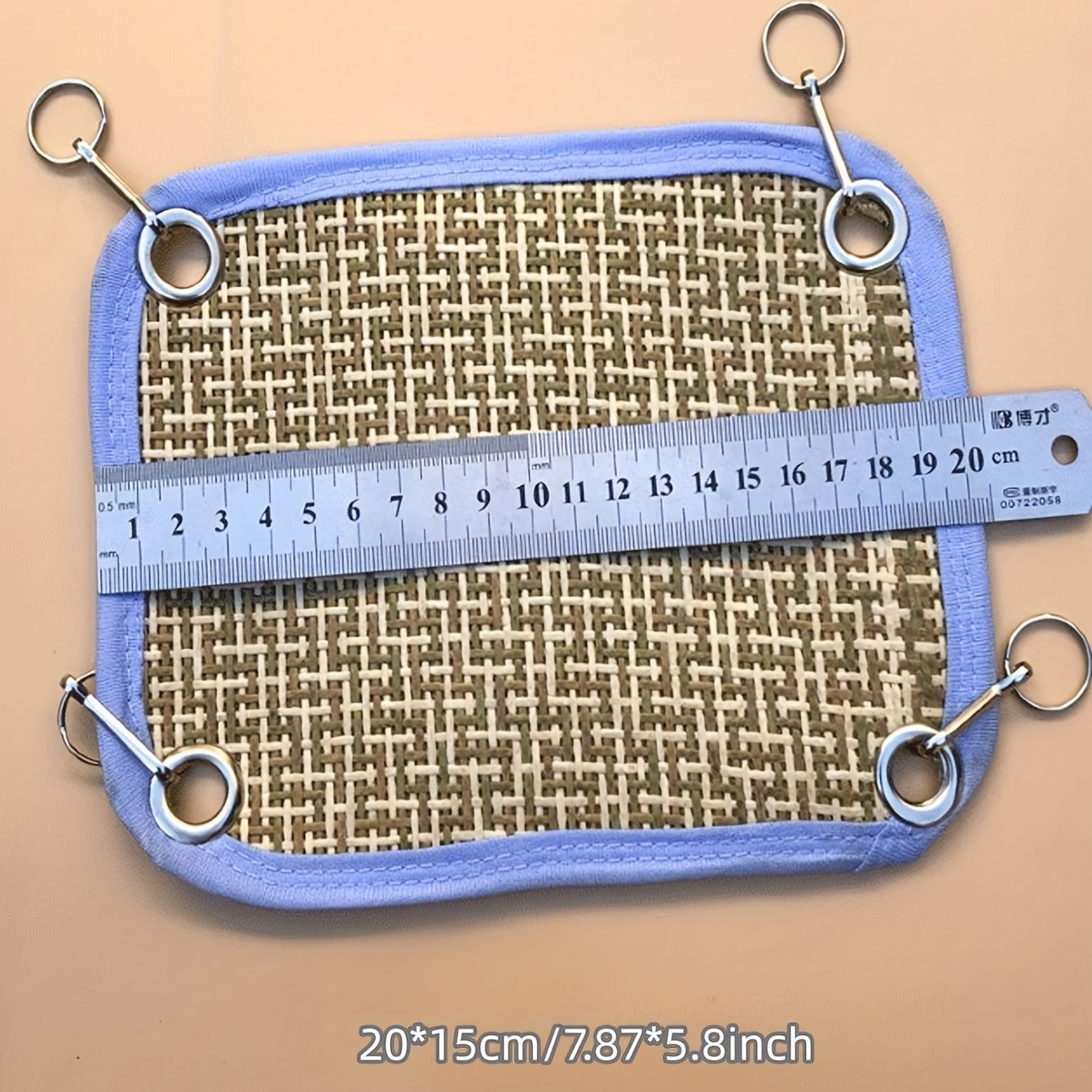 Rattan Hammock Bed for Small Animals with Sturdy Hook