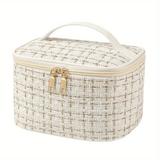 Makeup Bag Large Capacity Travel Organizer Toiletry Bag for Women with Handle