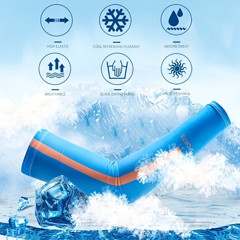 Ice Silk Sports Sunshade Sleeves for Fishing and Riding