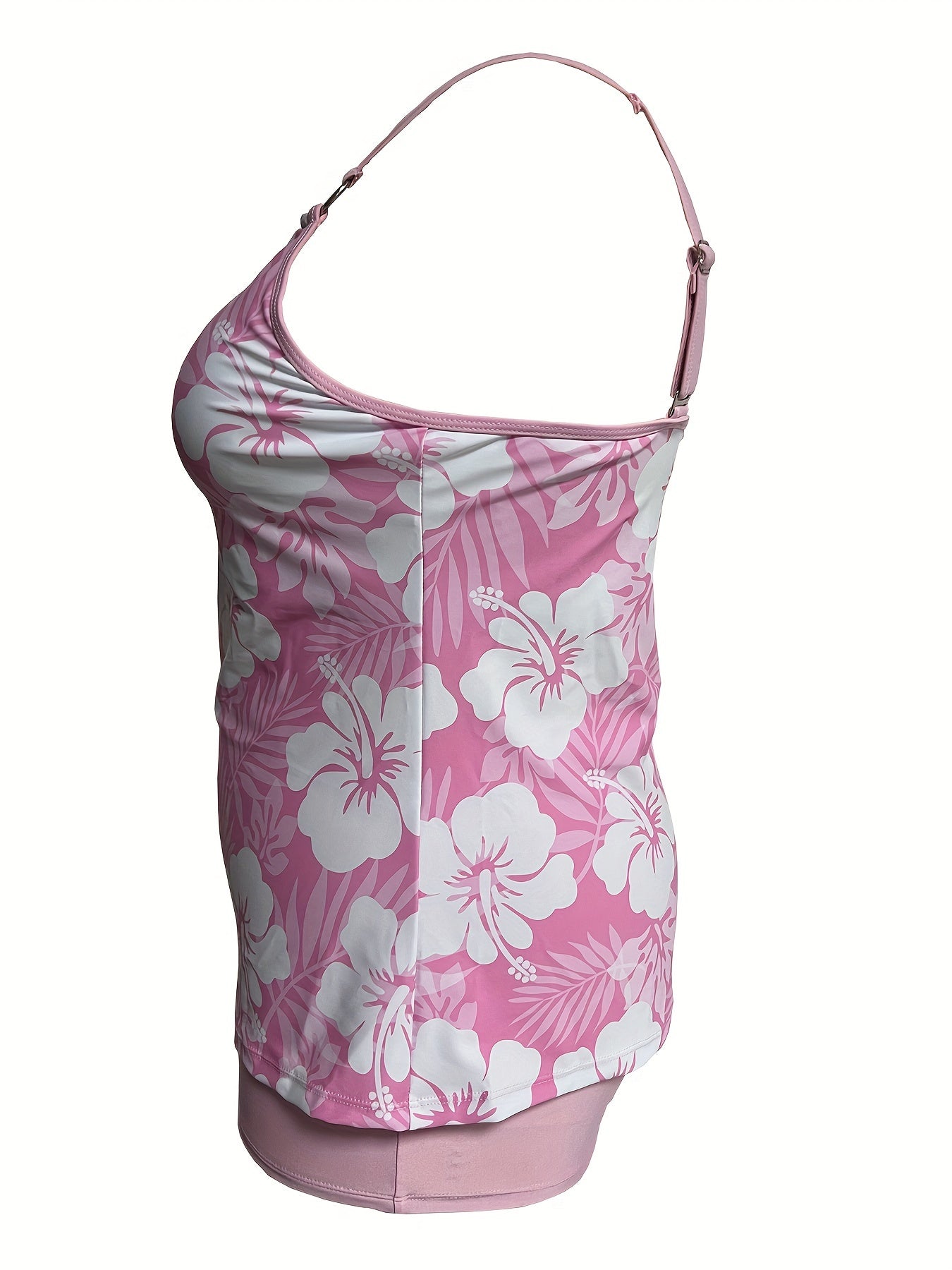 Tropical Print Tankini Set for Women