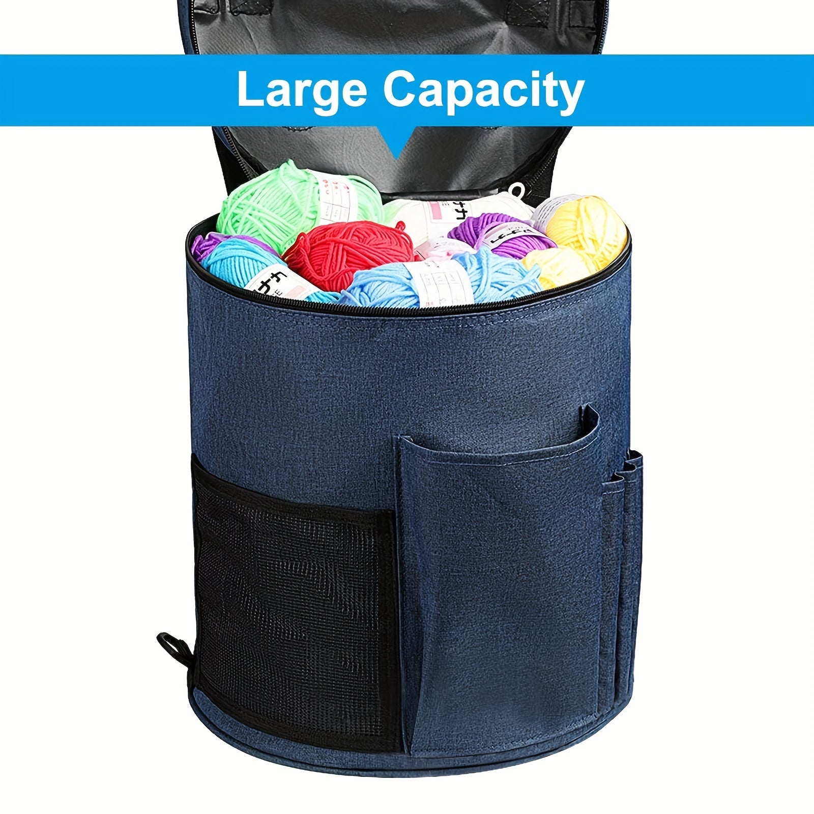 Knitting Bag Yarn Organizer Tote for Needles Crochet
