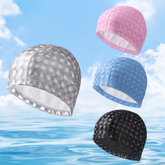 Soft Waterproof PU Swimming Cap for Pool Comfort