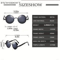 Steampunk Sunglasses UV400 Protection For Women And Men