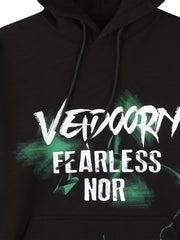 Men's Creative Letter Print Hoodie