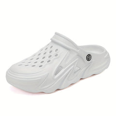 Men's Lightweight Comfy Clogs Hollow Out Non Slip Garden Shoes