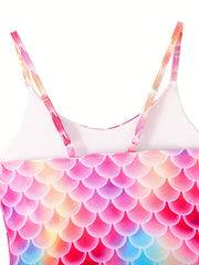 Mermaid Swimsuit for Girls Fish Scale for Pool and Hot Spring Fun