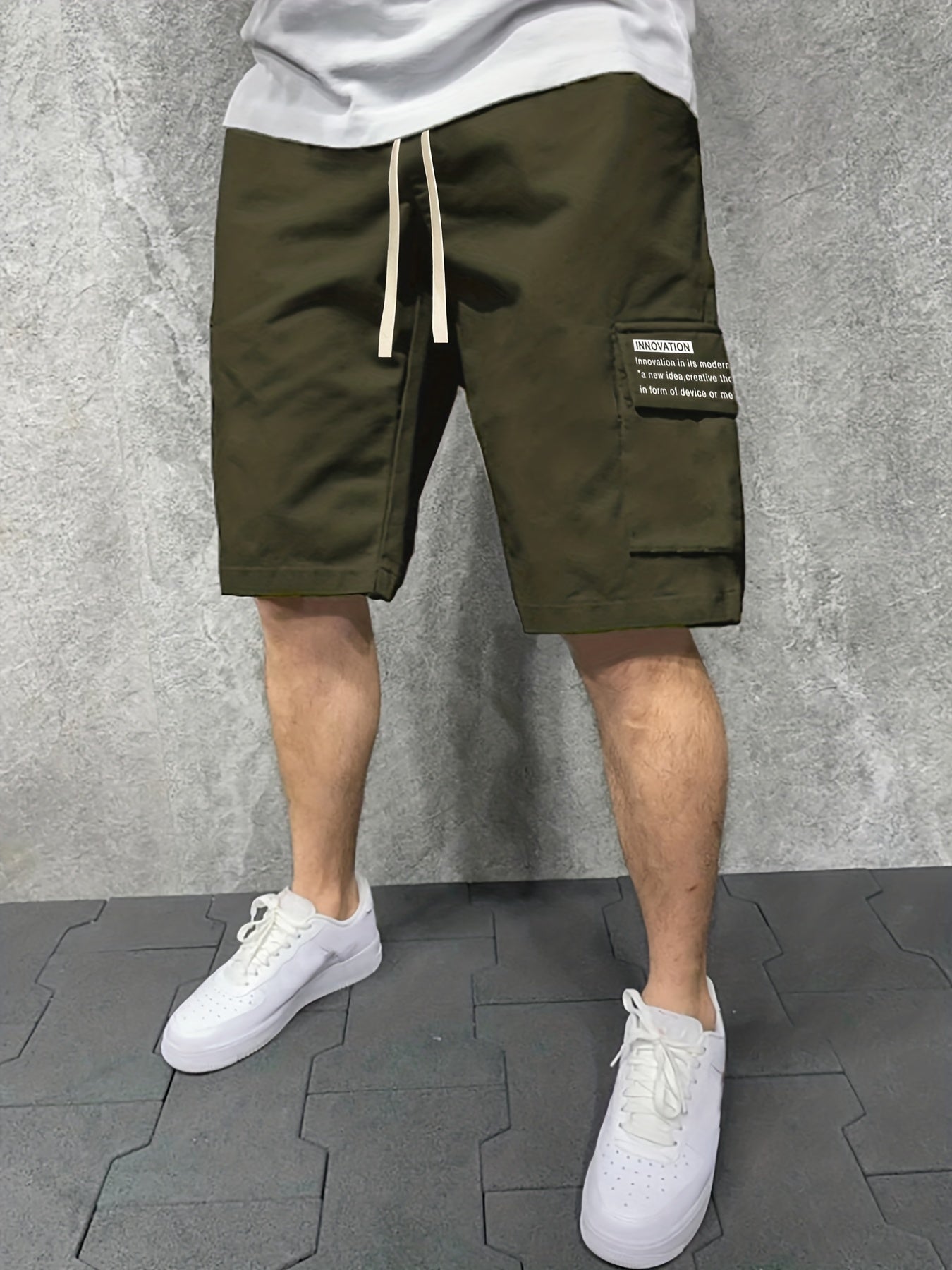 Men's Cargo Shorts with Big Pockets for Summer Wear