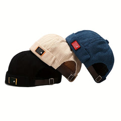 Rolled Cuff Hip Hop Beanie Hat for Men