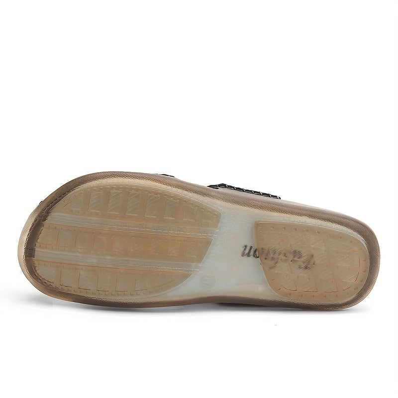 Men's Casual Non Slip Sandals Synthetic Leather Outdoor Beach Shoes