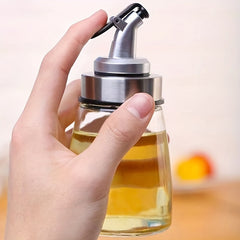 Glass Bottle Leak-proof Dispenser Kitchen Seasoning Storage