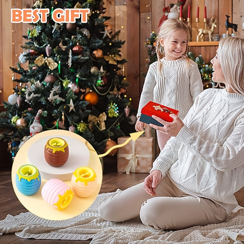 Honey Pot Rabbit Squeeze Toy Colorful Novelty Gift for Halloween & Parties