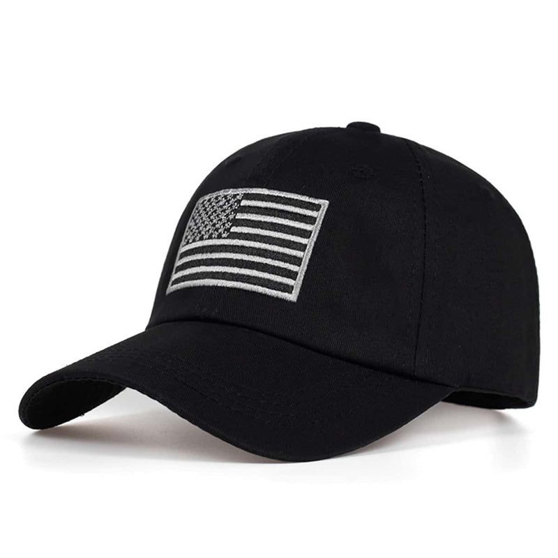 American Flag Embroidered Baseball Cap