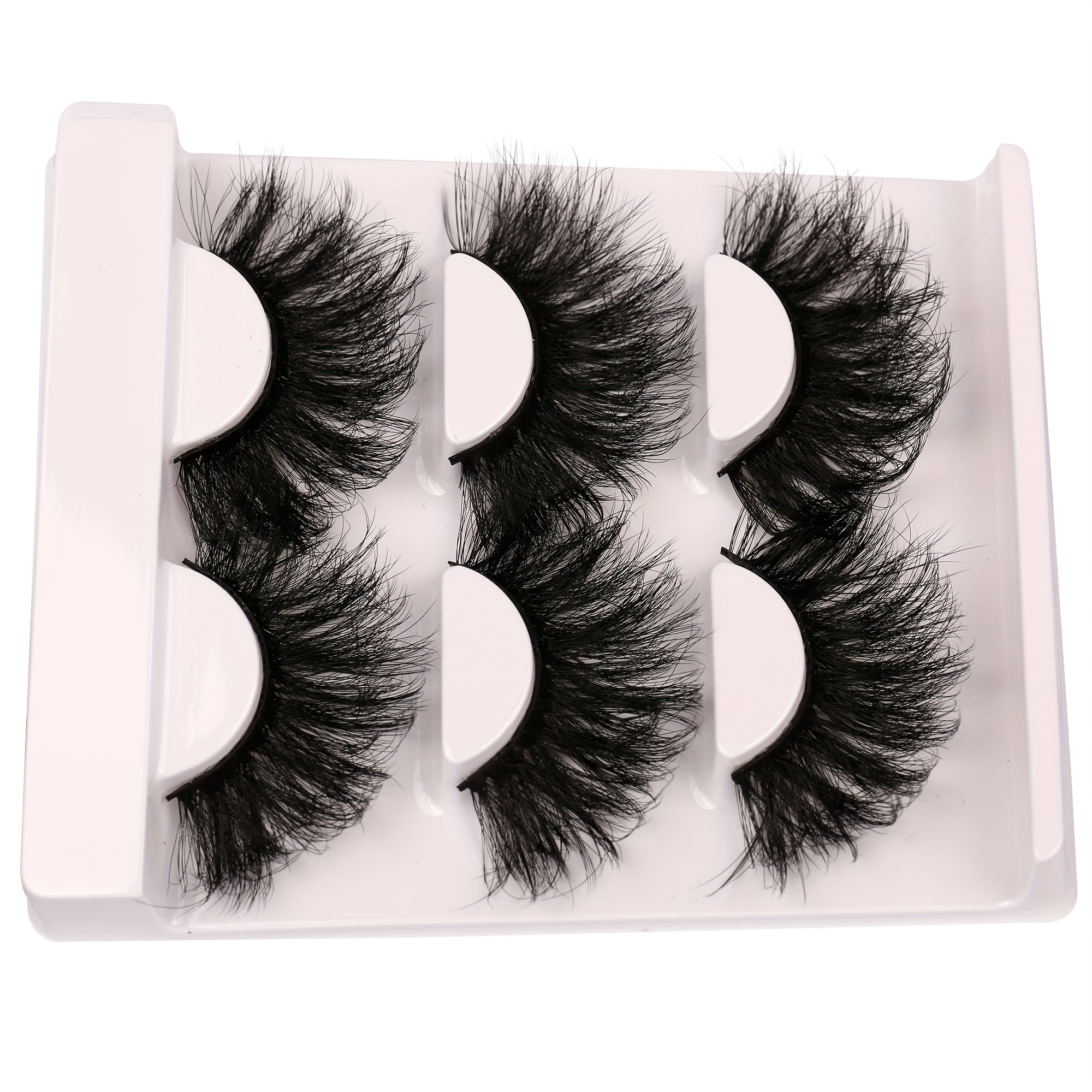 3 Pairs Cat Eye Fluffy Faux Mink Lashes