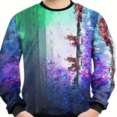 Gradient Squares Kid's Sweatshirt Unisex Pullover Long Sleeve Top