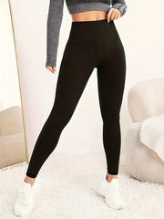Stripe Stitching Sports Pants High Waist Tummy Control Yoga Leggings