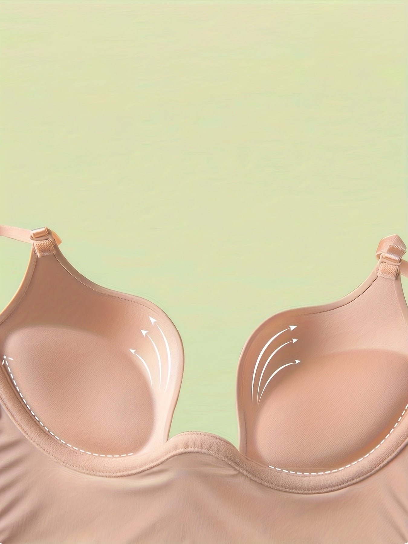 Solid Scoop Bra Comfortable Push Up Bra