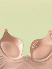 Solid Scoop Bra Comfortable Push Up Bra