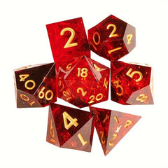 7pcs Resin Polyhedral Dice Set for RPG Board Game