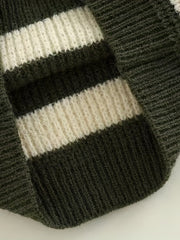 Casual Girls Round Neck Knitted Pullover Top