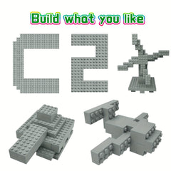 Classic 2X4 Building Blocks Toy Set Compatible with Major Brands