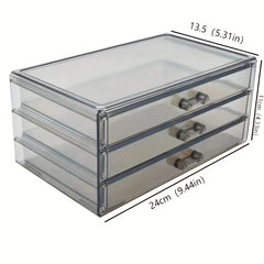Clear Cosmetic Storage Organizer for Cosmetics Jewelry & Hair Accessories
