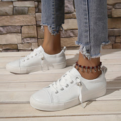 Women's Casual Canvas Sneakers Lightweight Slip On Walking Shoes