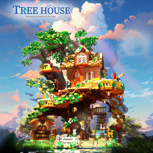 Tree House Building Blocks Set for Adults