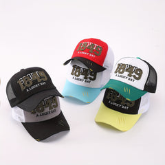 Breathable Baseball Cap Lucky Embroidered 1849 Patched Sun Hat