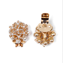 Faux Pearl & Rhinestone Shoe Buckles For Wedding High Heels