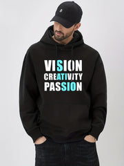 Men's Casual PASSION Hooded Sweatshirt Long Sleeve Streetwear Hoodi