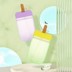 Kids' Ice Cream Water Bottle w/ Strap - Leak Proof
