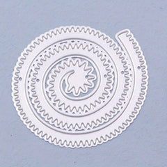 1pc Spiral Flower Metal Cutting Dies DIY Paper Crafts