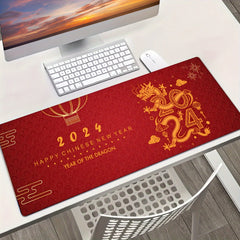 Dragon Print Tableware Drying Pad - Soft & Anti-Slip Pet Pad