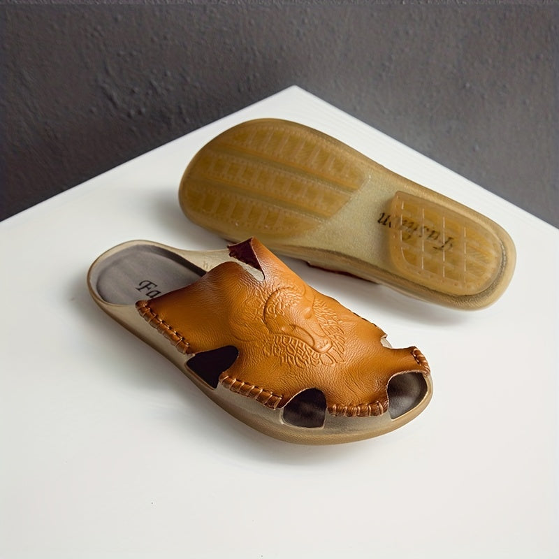 Men's Wear Resistant Non Slip Comfy Slides Beach Shoes