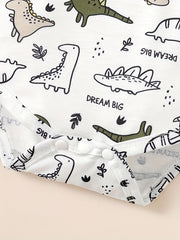 Baby Boy's Dino Hoodie Sweatshirt & Pants Set