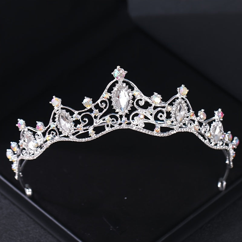 Bride Tiara Crown Jewelry Wedding Hair Tiara Crystal Birthday Hairband