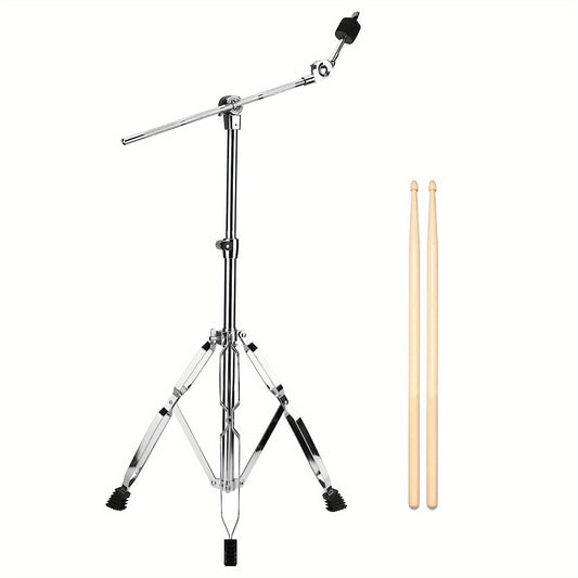 Heavy Duty Cymbal Stand Boom Straight Combo with Large Rubber Feet