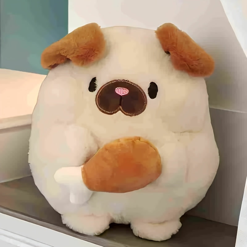 Chicken Leg Dog Toy Plush Stuffed Animal - Festive Gift