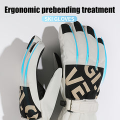 Waterproof Winter Ski Gloves for Men & Women - Anti Slip
