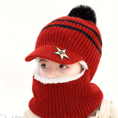 Children Winter Windproof Balaclava Thick Warm Face Cover