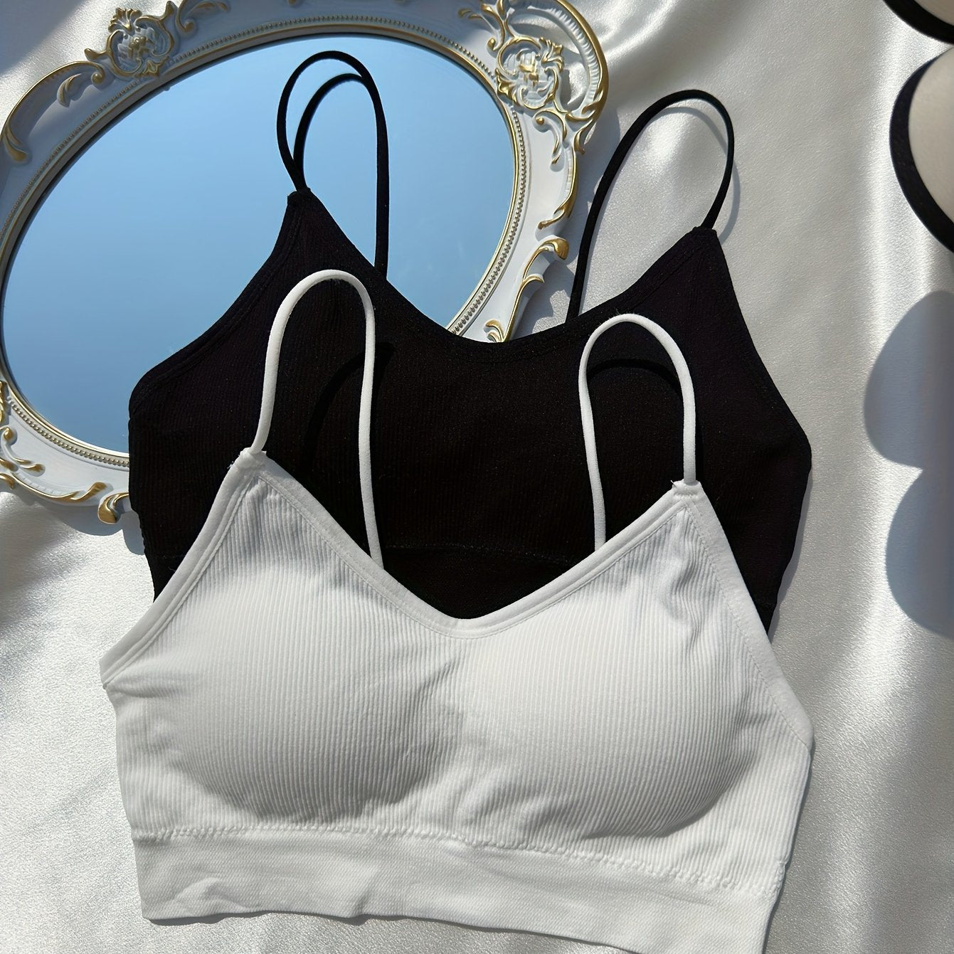 2pcs Wireless Bras Comfy & Breathable Stretch Intimates Bra