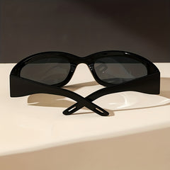 Y2K Wrap Around Sunglasses One-Piece Shield Glasses UV400