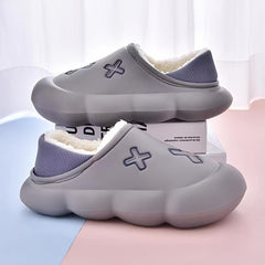 Women's Waterproof Warm Slippers Soft Bottom Non Slip
