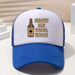 Summer Mesh Trucker Hat Outdoor Sports Baseball Cap Sunshade Sunscreen
