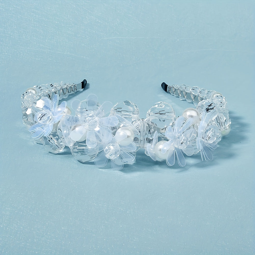 Waves Rhinestone Headband Wedding Prom Hair Accessories