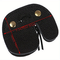 3 Layer Thick Archery Finger Tab Cowhide Guard Finger Protector