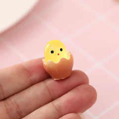 18pcs Glow in the Dark Mini Eggs Resin Garden Decor Easter Gift