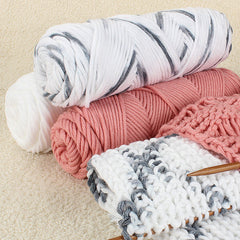 Soft Yarn For DIY Gift Comfortable Chunky Knit Supplies 500g