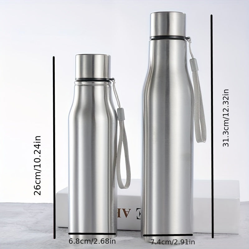 Large Capacity Stainless Steel Sports Water Bottle with Handle